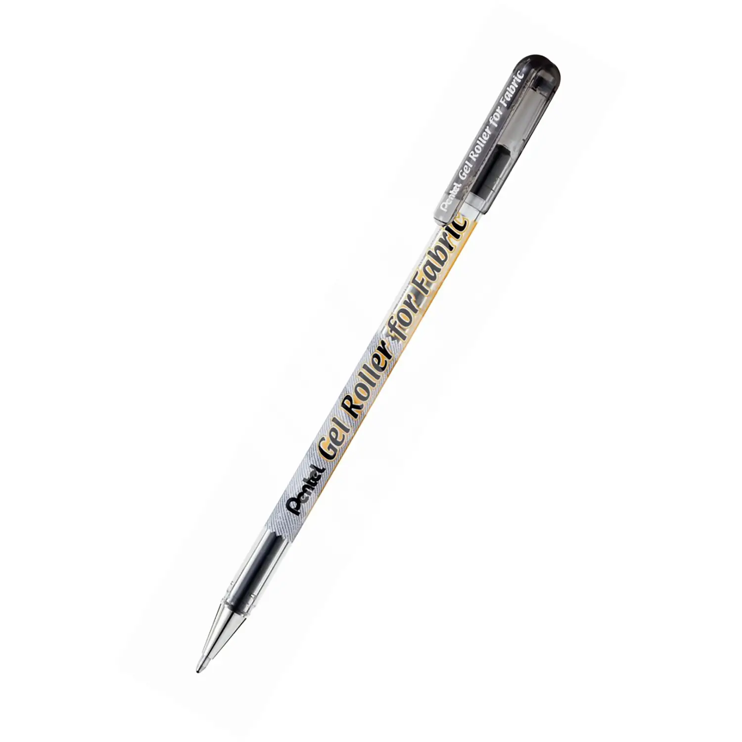 Penna Gel Roller Pentel per Tessuto Nero - penne pennarelli ufficio
