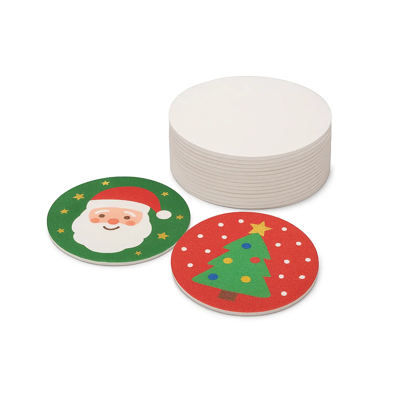 Dischi in Cartone Bianco – 11 cm - 100 Pezzi - Applicazioni e decori