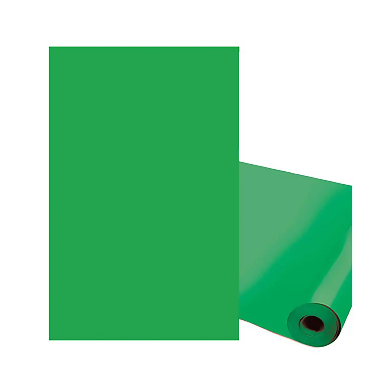 Carta Camosciata Adesiva - Rotolo 2x50 cm, Verde (80 g/m²) - Carta e cartoncino