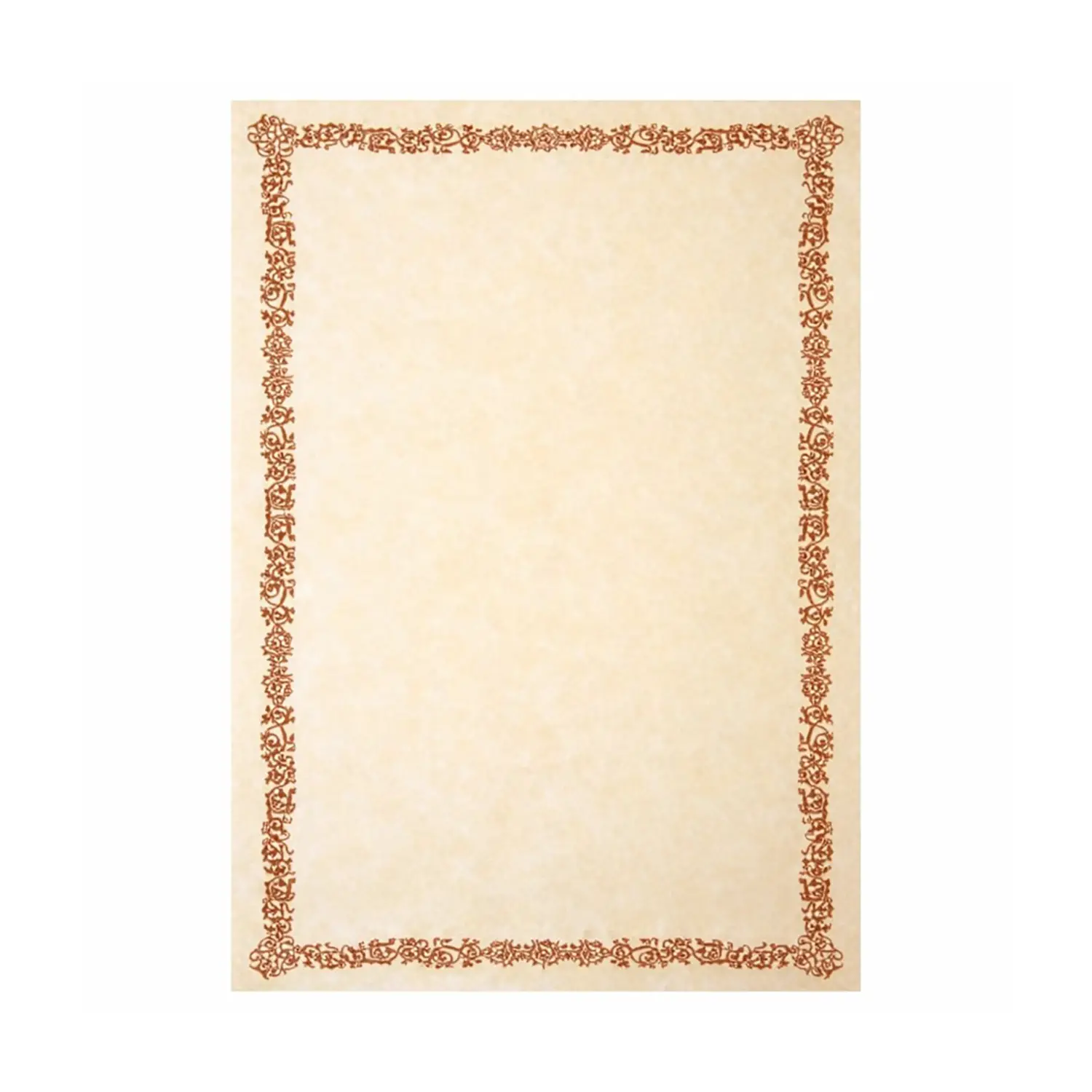 Pergamene con Cornice 90 Gr – 50 Fogli A4 - Carta e cartoncino