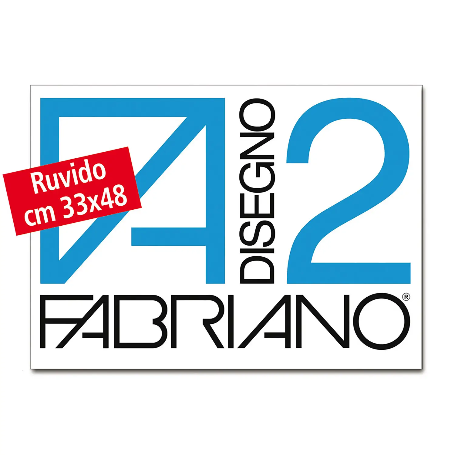 Album da Disegno Fabriano F2 Ruvido, 12 Fogli 33x48 cm - Carta e cartoncino