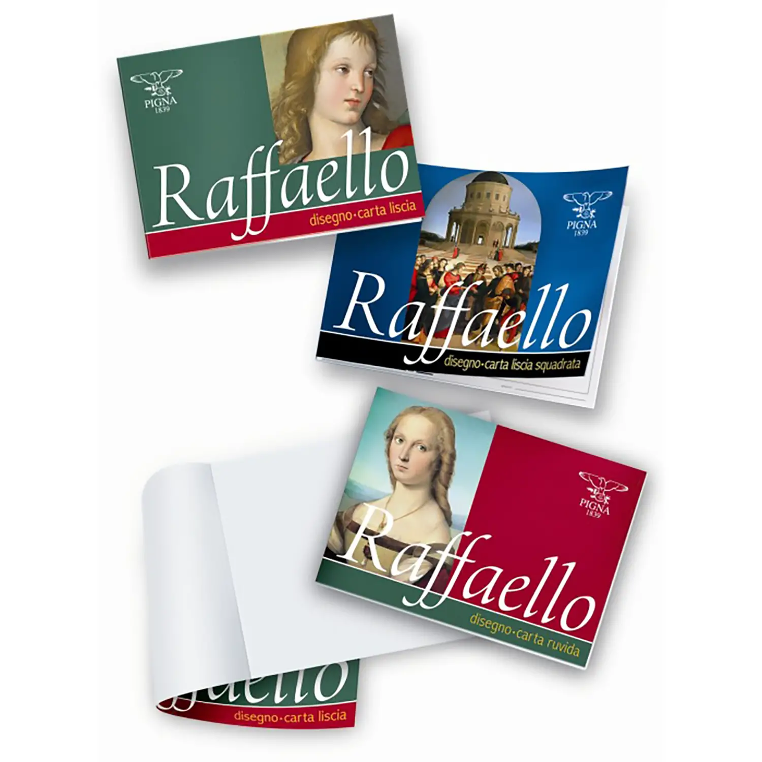 ALBUM DA DISEGNO RAFFAELLO PIGNA RUVIDO - CM. 24X34 - Carta e cartoncino