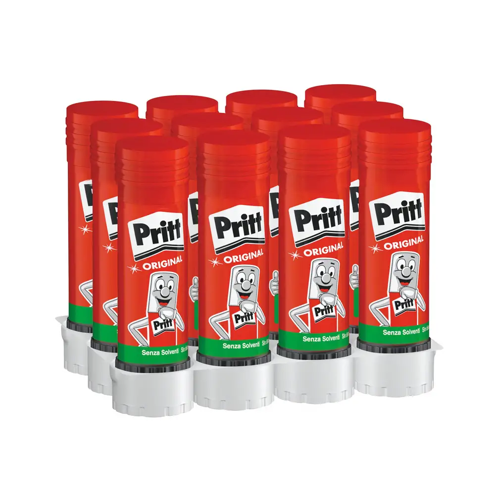 Colla Stick Pritt Scuola e Ufficio 22 gr. 12 Pezzi - Nastri adesivi e colle