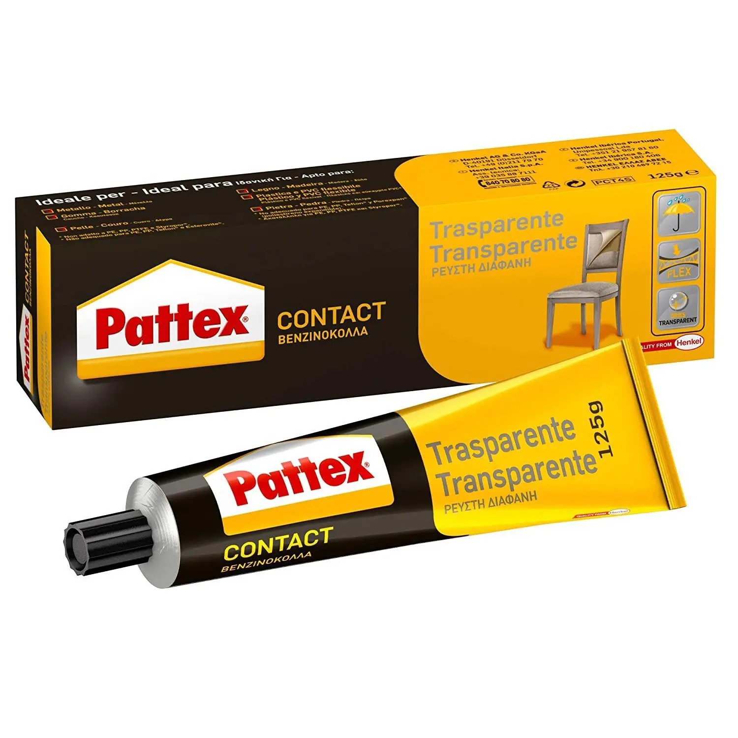 Attaccatutto Pattex 125 ml - Nastri adesivi e colle
