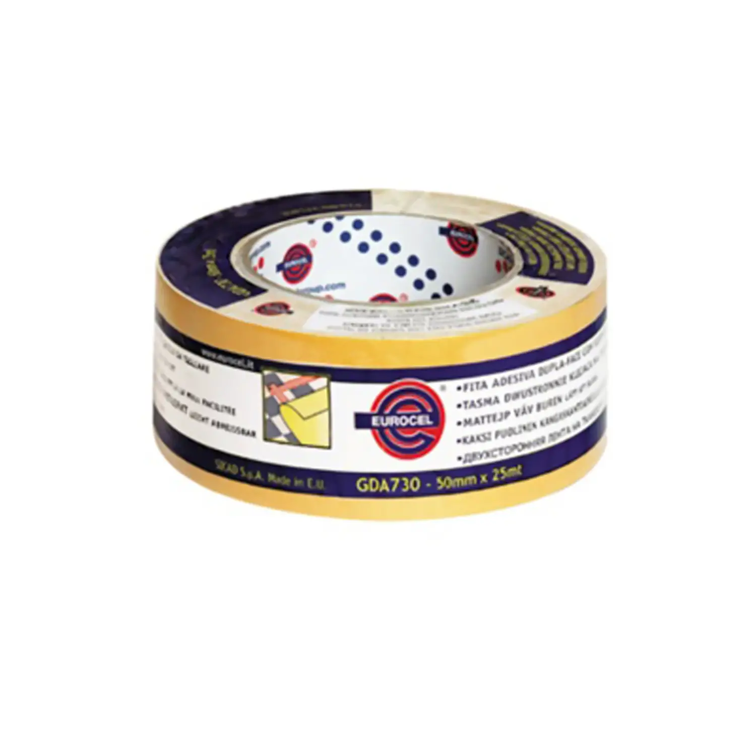 Nastro Biadesivo Extra Forte 50 mm x 25 m - Nastri adesivi e colle