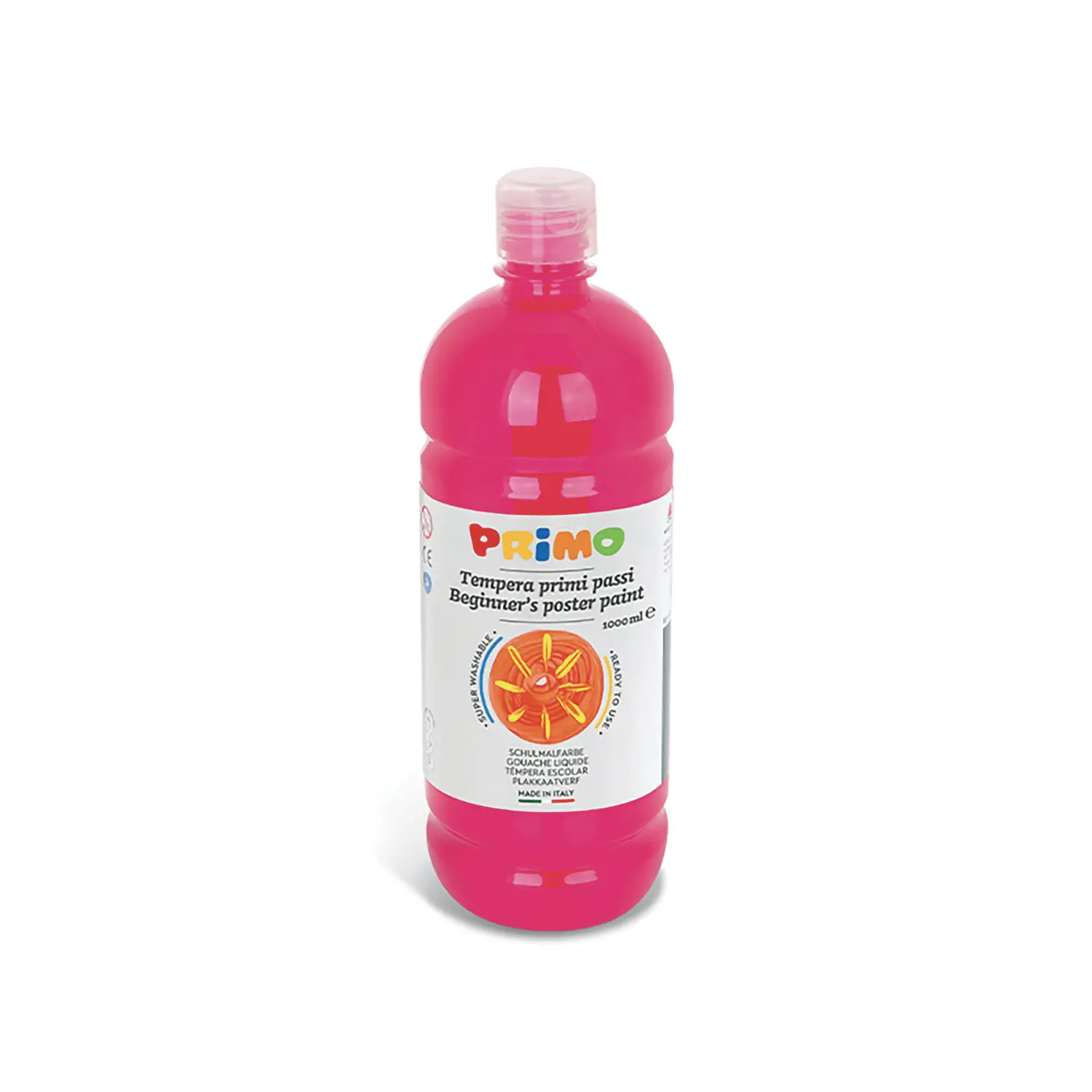 Tempera Pronta Primi Passi ùPrimo 1000 ml. Rosso Magenta - Tempere