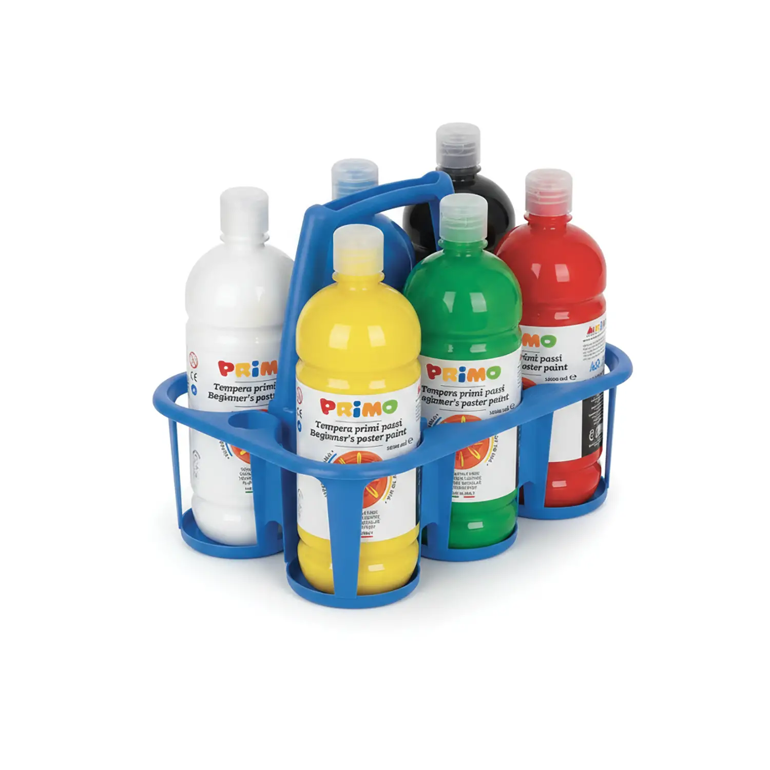 Tempera Primi Passi Con Cestello 6 Flaconi 1000ml - Tempere