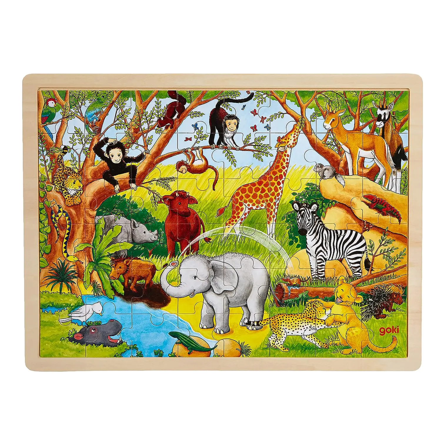 Puzzle Scenario: Savana - Incastri e puzzle in legno