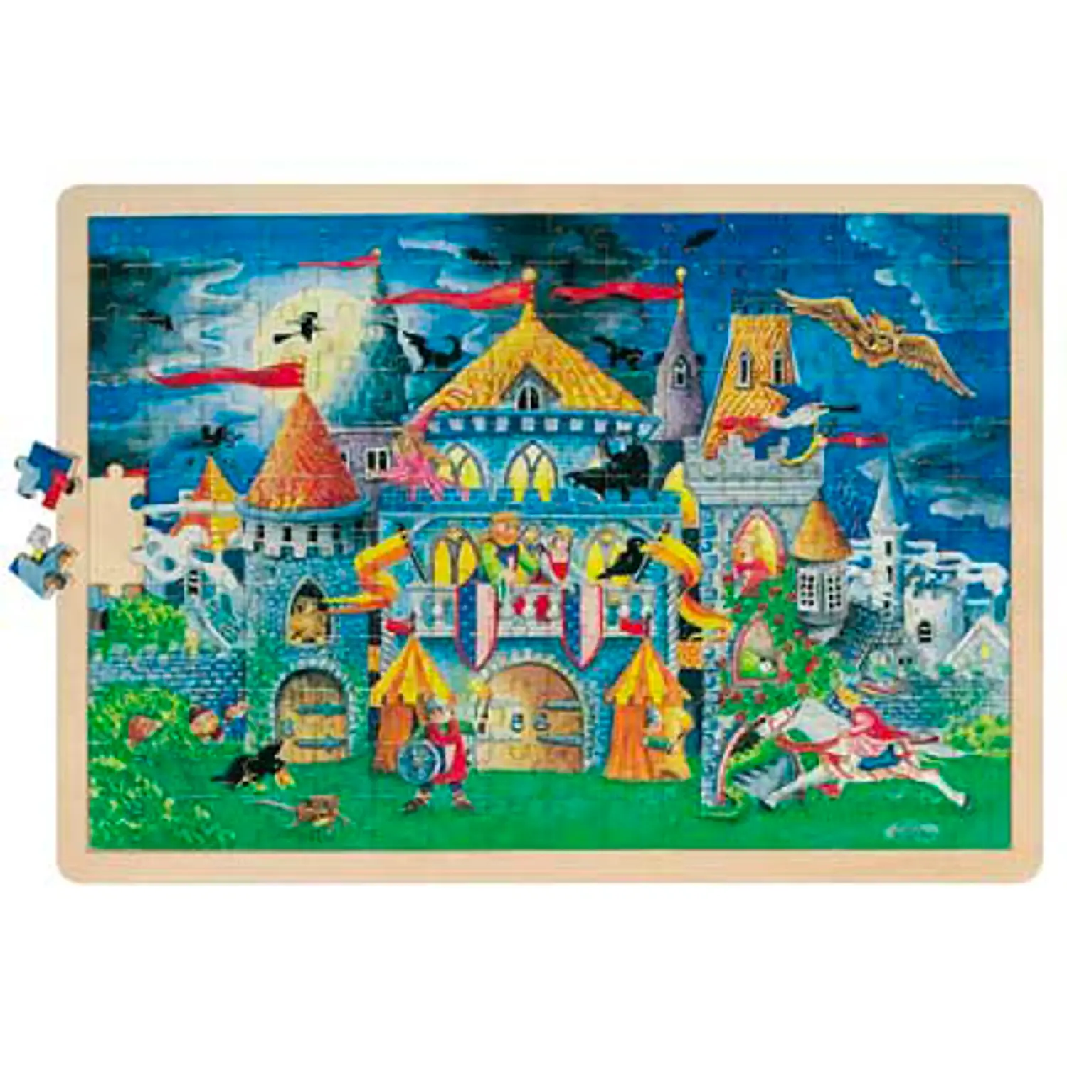 Puzzle Scenario Castello 192 Pezzi - Incastri e puzzle in legno