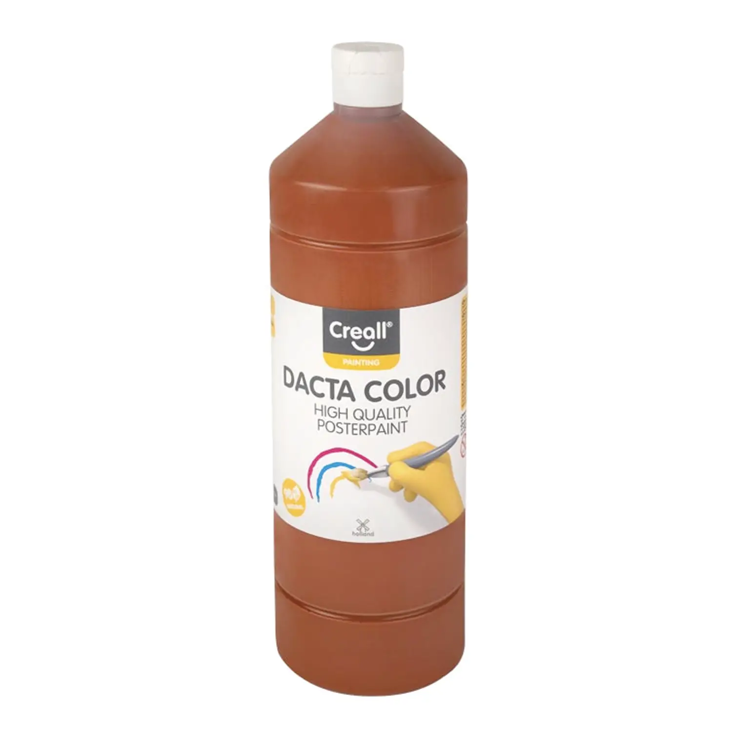 Colore a Tempera per Bambini Dacta Color - 1000 ml – Marrone - Tempere