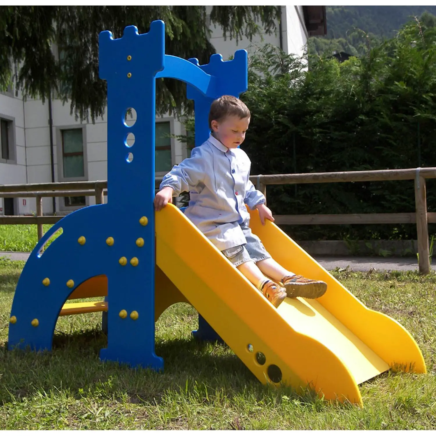 Torre con Scivolo Robin Hood Outdoor – Gioco Fiabesco per Bambini - Playgrounds e giostre
