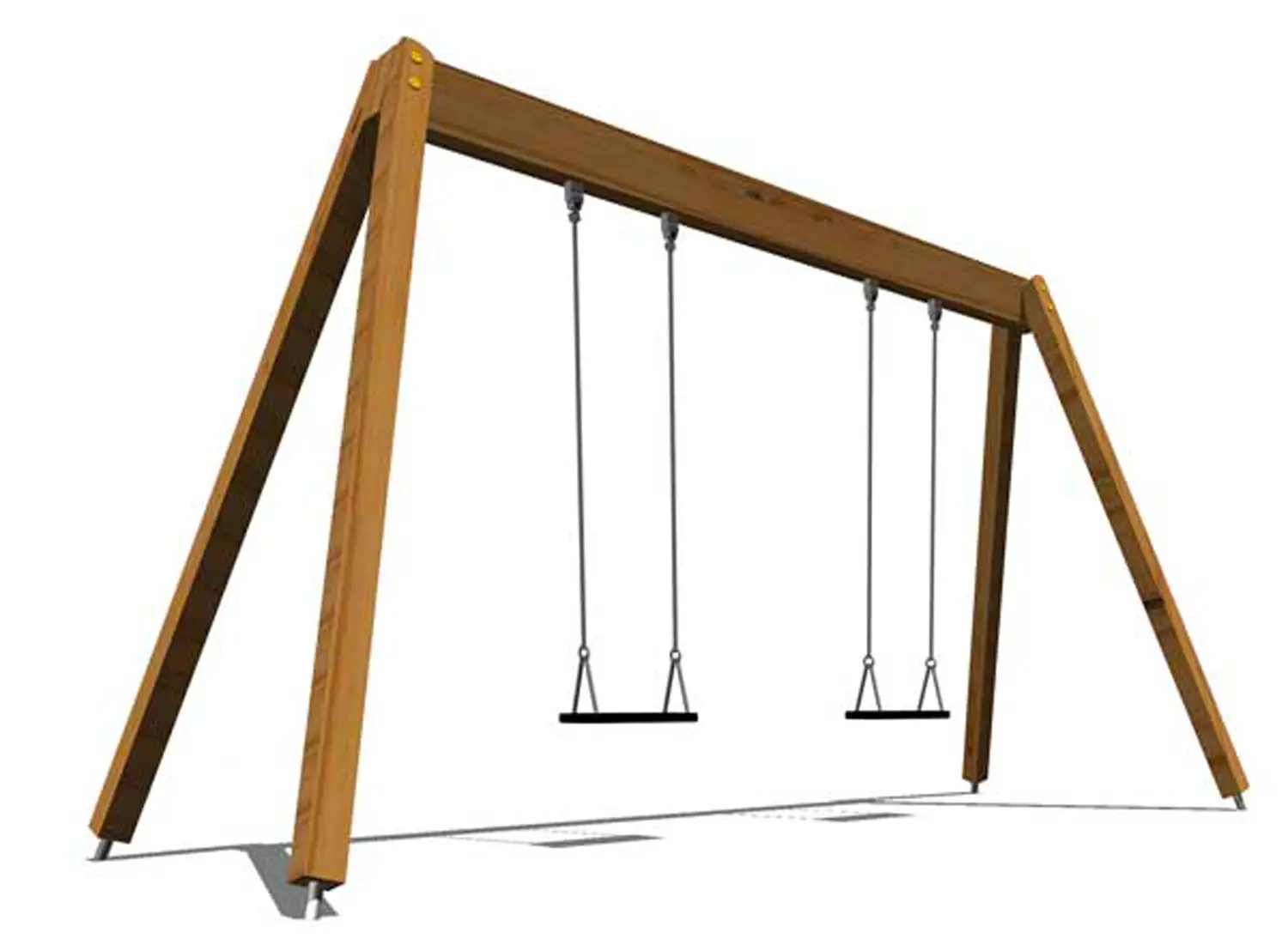 Altalena Doppia Young Outdoor – Gioco da Esterno per Bambini - Playgrounds e giostre