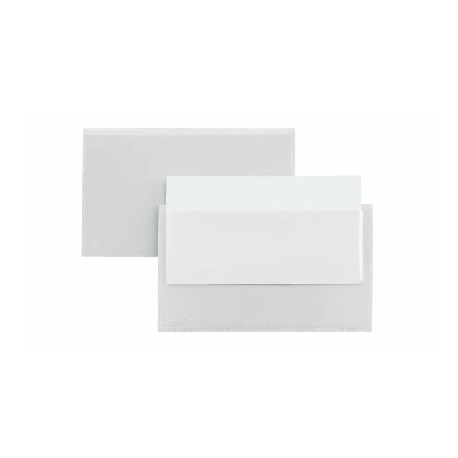 Eticard Porta Contrassegni Autoadesivi 55x90 mm – Confezione da 10 Pezzi - Accessori ufficio