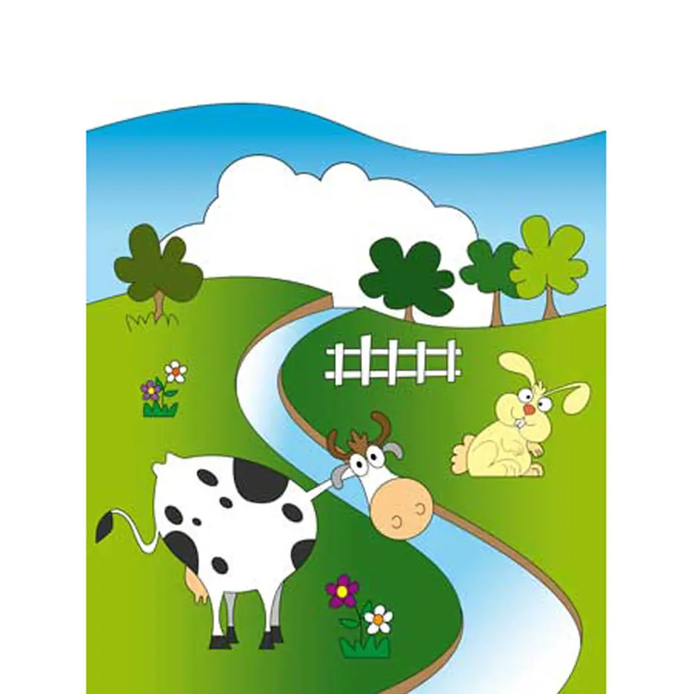 Murales Decorativo Campagna Ruscello – Pannello da Parete - Accoglienza