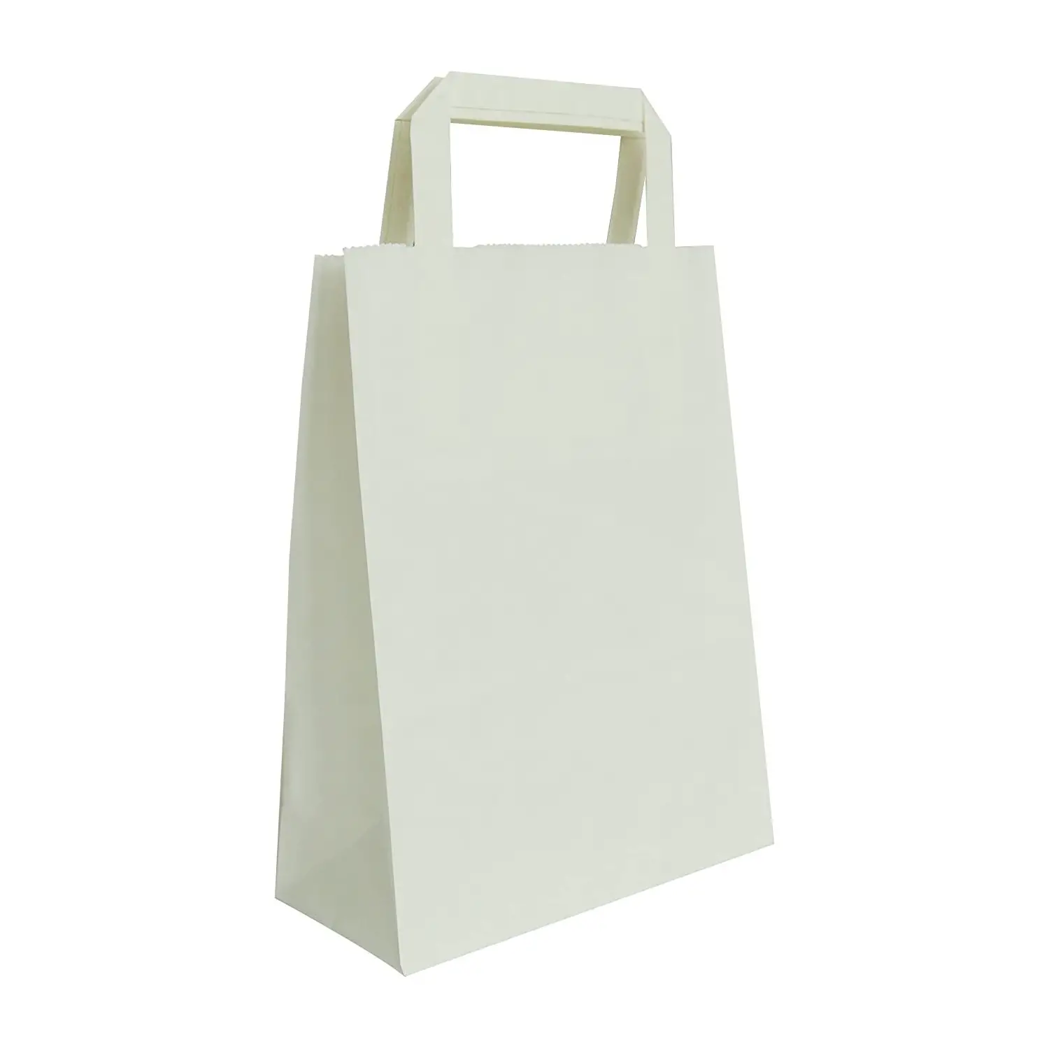 Shoppers Carta Bianca cm. 31x42x11 Pezzi 15 - Applicazioni e decori