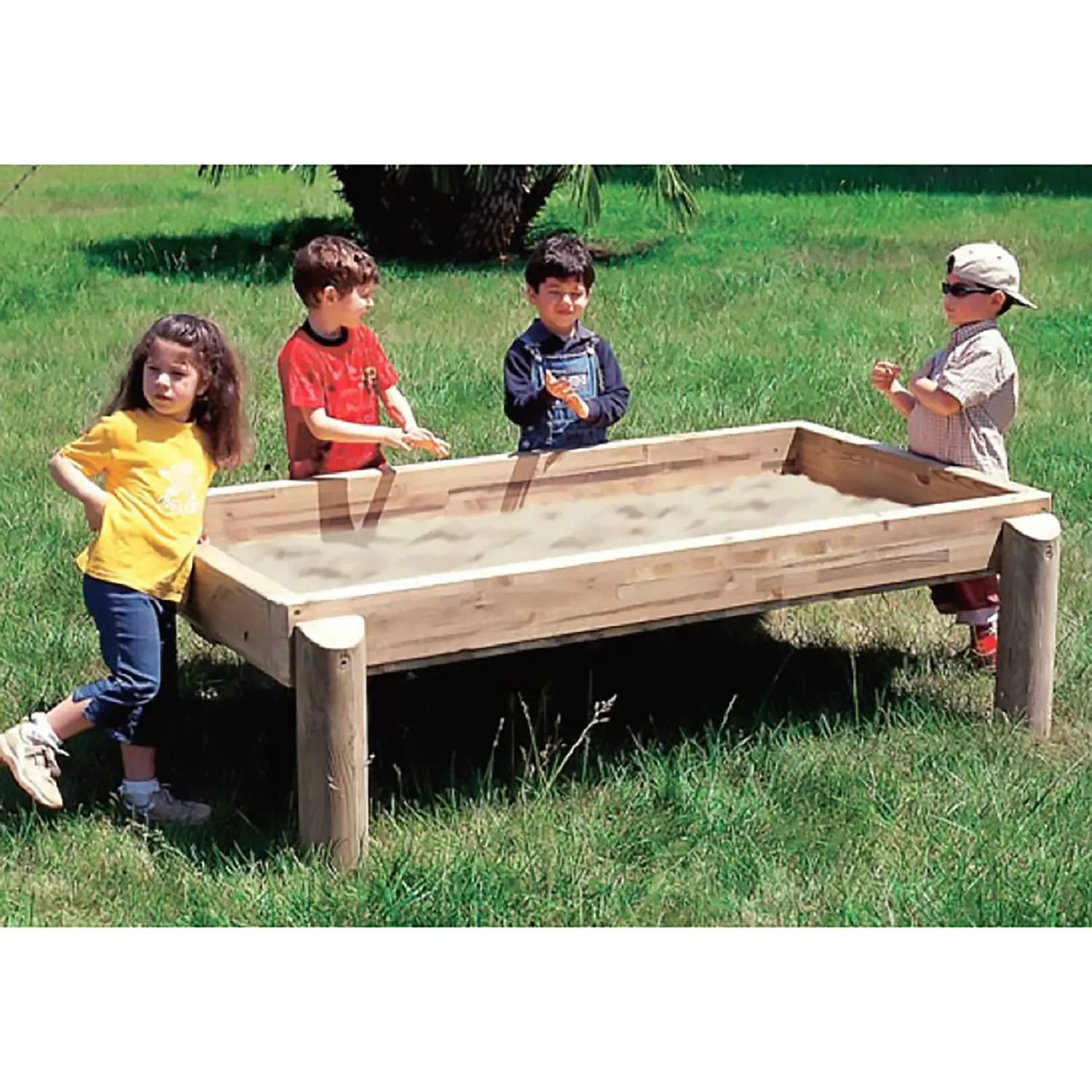 Sabbiera Giada – Sabbiera in Legno Sicura e Resistente - Giochi acqua e sabbia