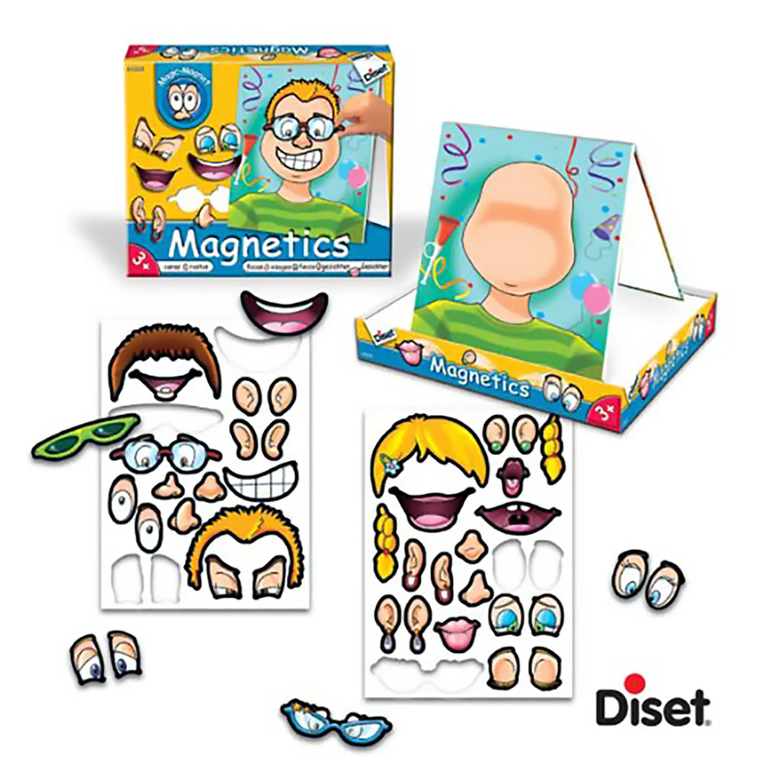 Identikit Magnetici , Facce - costruzioni magnetiche