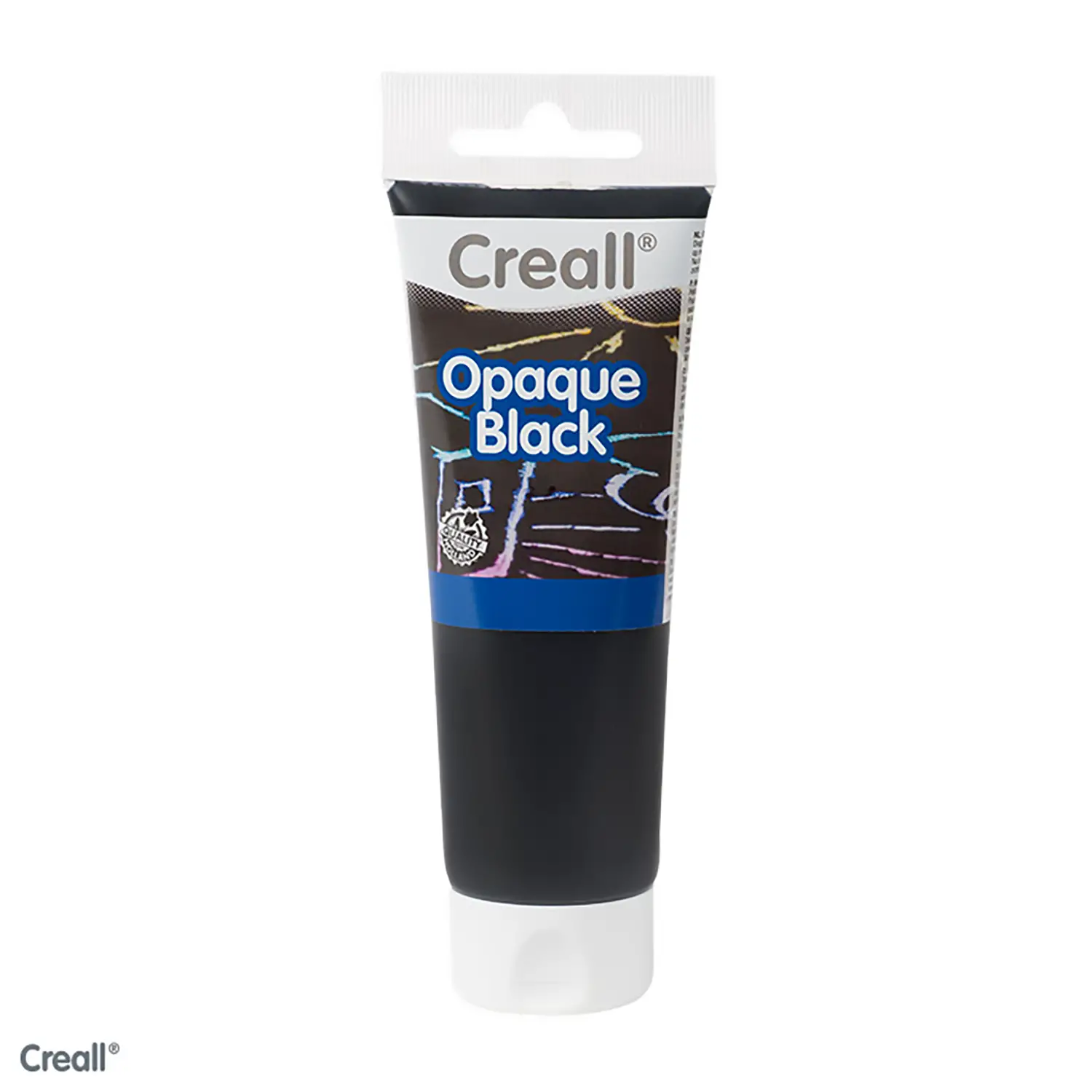 Tempera Nera per Scratch Art Creall 120 ml – Alta Coprenza e Finitura Opaca - Tempere
