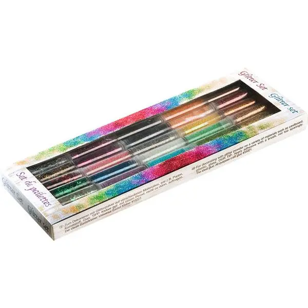 Brillantini Glitter Grana Mista 30 Flaconi da 3 gr - Brillantini e glitter