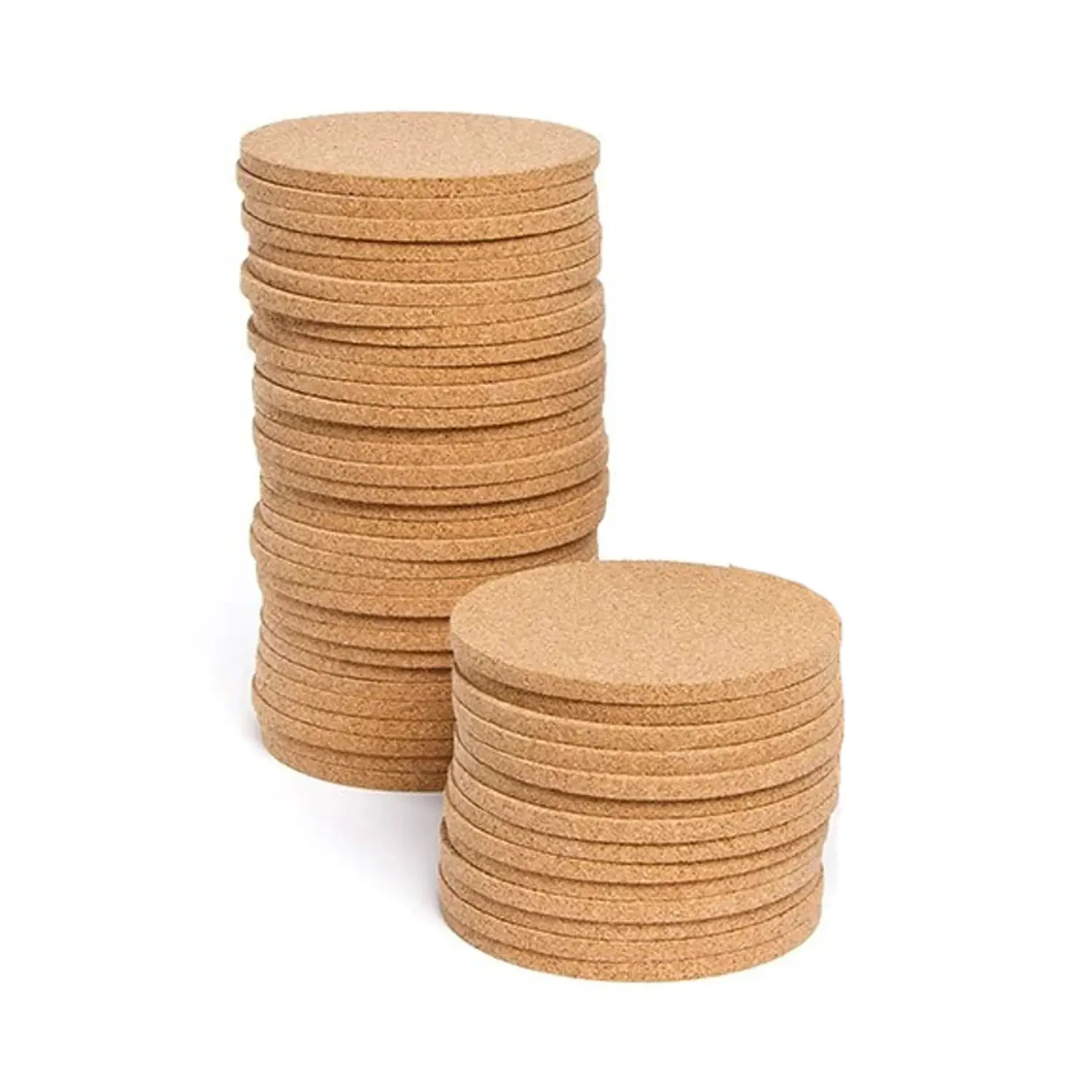 Dischi in Sughero Naturale 4 mm – Diametro 9 cm - Sughero e cartapesta