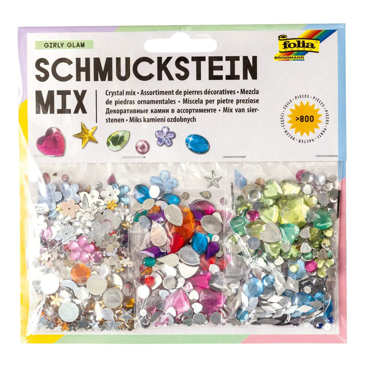 Decor Fun Applicazioni Assortite 800Pezzi - Applicazioni e decori