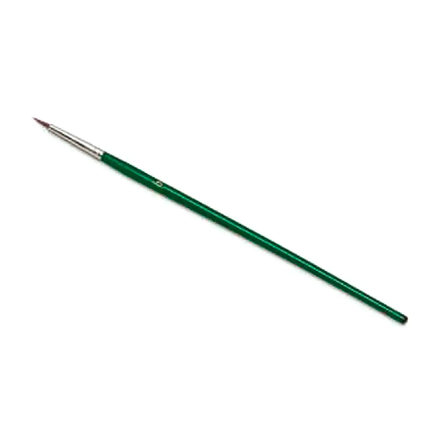 Pennelli in Pelo di Bue Punta Tonda n.0 – 6 Pezzi, Ideali per Acquerello e Tempera - Pennelli e accessori