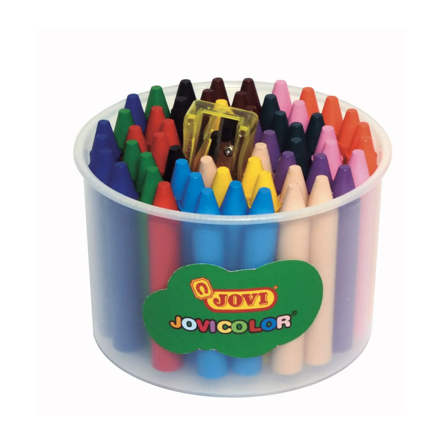 Pastelloni a Cera Maxi Jovicolor – Barattolo 60 Pezzi - Pastelli a cera