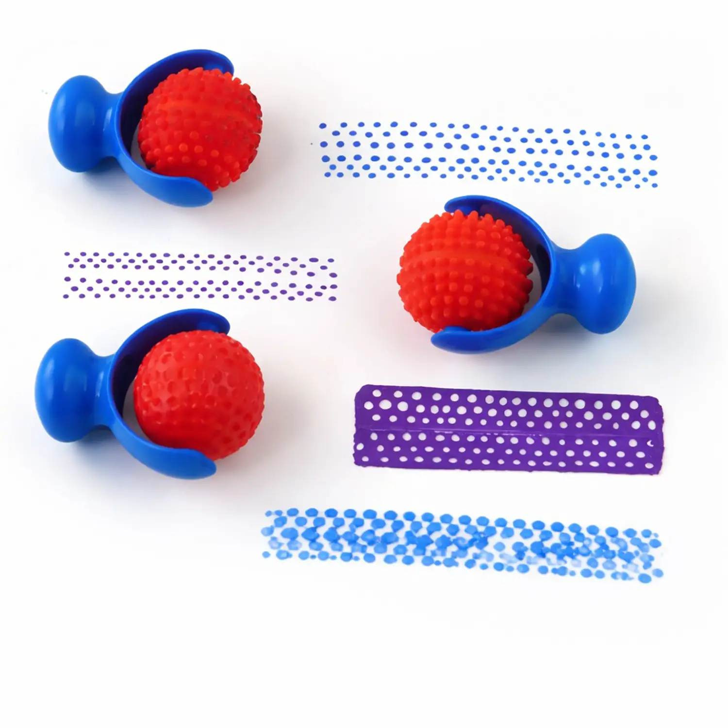 Rulli Sfera Motivi – Set 3 Texture Differenti - Rulli, spugne e timbri