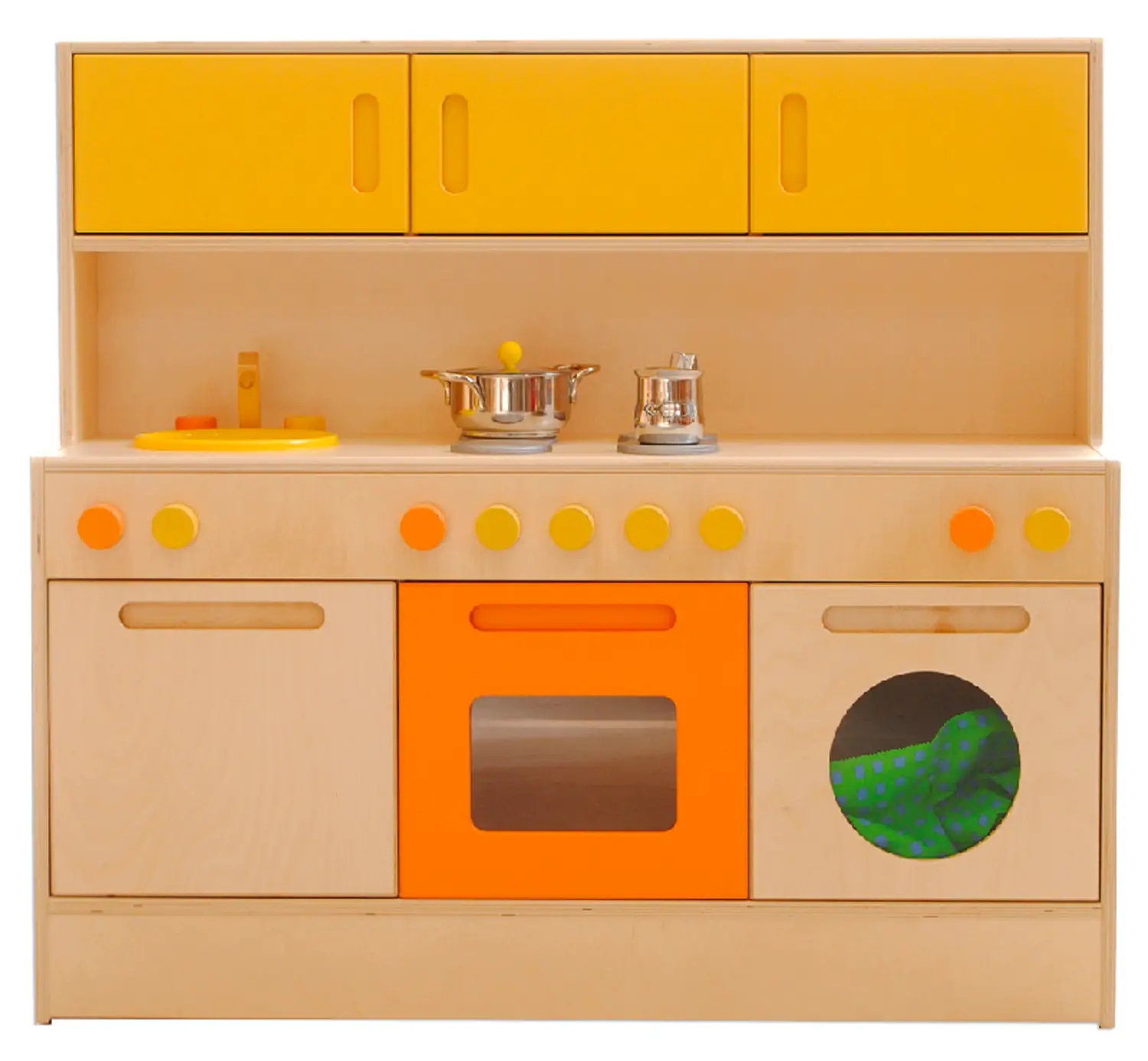 Maxi Cucina in Legno Giocattolo Completa e Multifunzionale - Cucine e gioco simbolico