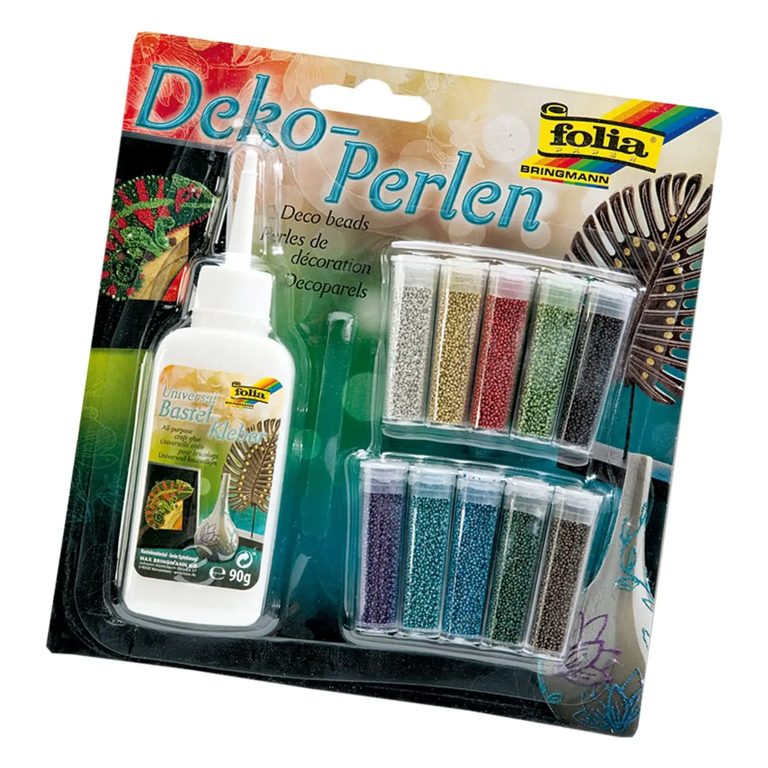 Microperline Decorative 90gr e Colla 90gr - Applicazioni e decori