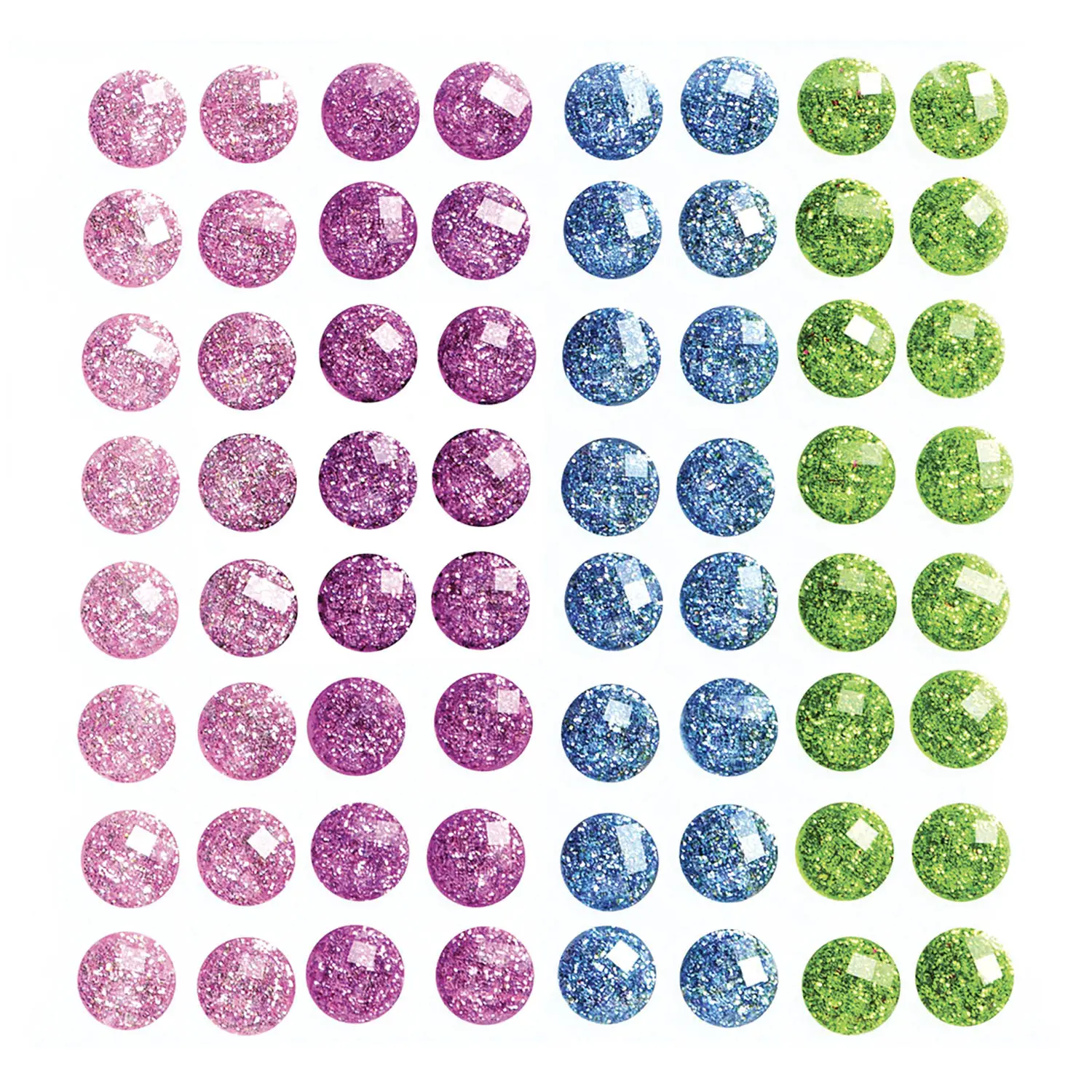 Pietre Preziose Adesive Multicolor 64 Pezzi - Applicazioni e decori