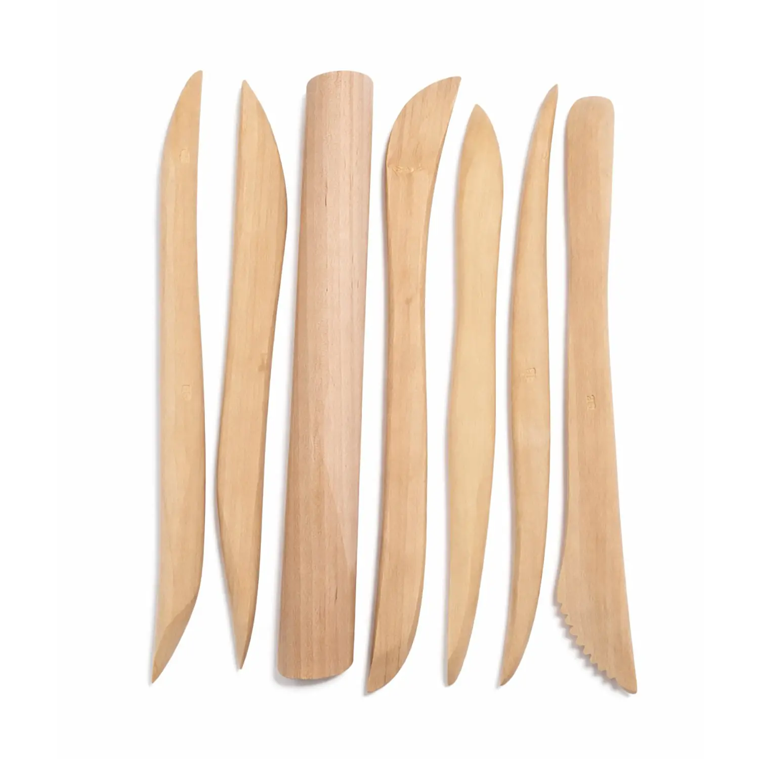 Spatole Giotto in Legno – Set da 7 pezzi - Paste per modellare