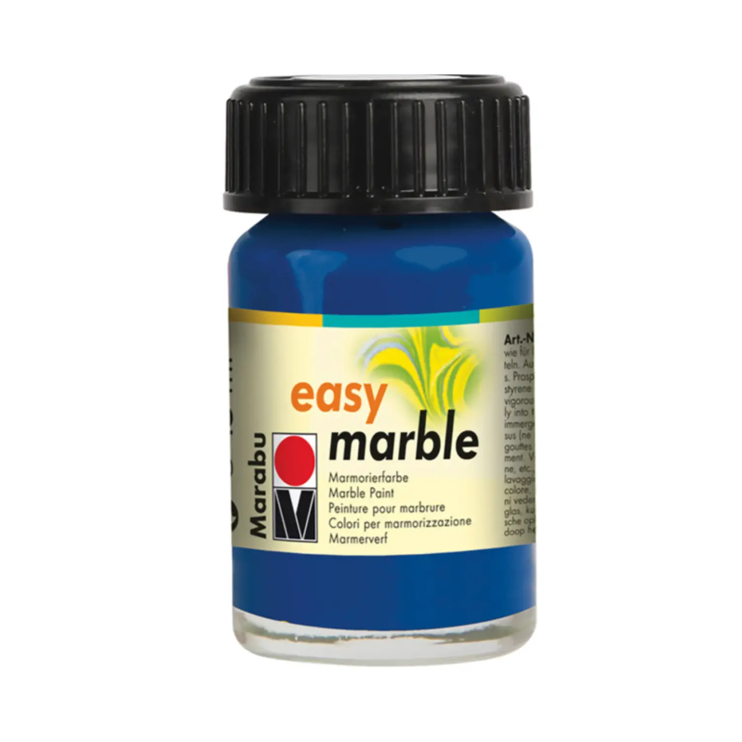 Marabu Colori per Marmorizzazione Easy Marble 15 ml. - Blu - Tempere