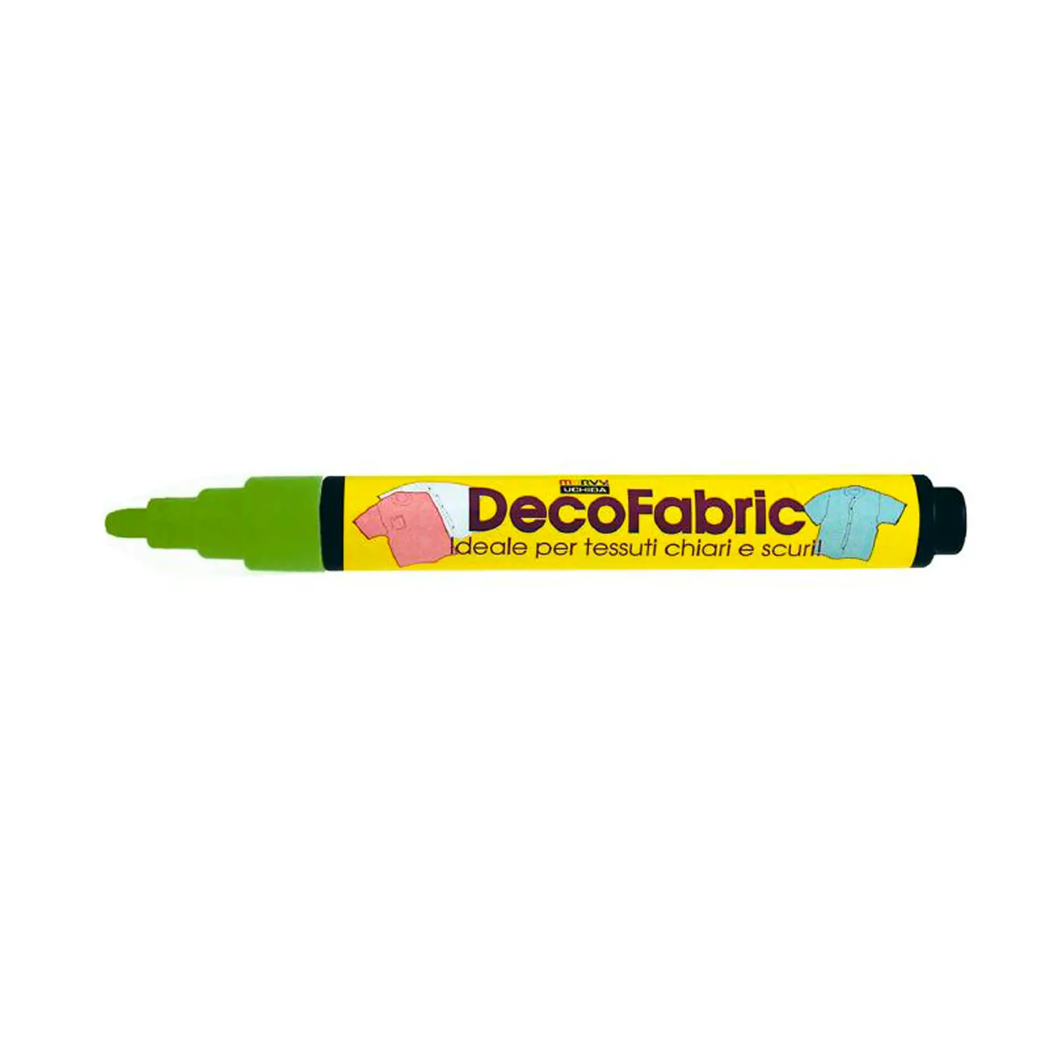 Pennarello per Tessuti - Punta 3 mm - Verde | Marker Permanente per Stoffa - Pennarelli