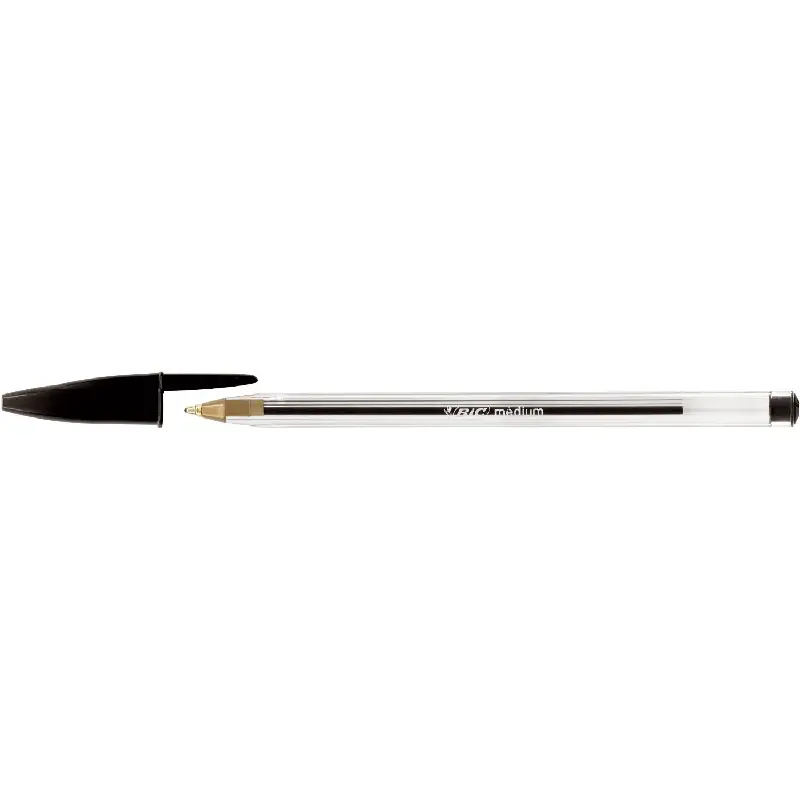 Penna a Sfera Bic Cristal – Inchiostro Nero, Punta 1 mm - penne pennarelli ufficio