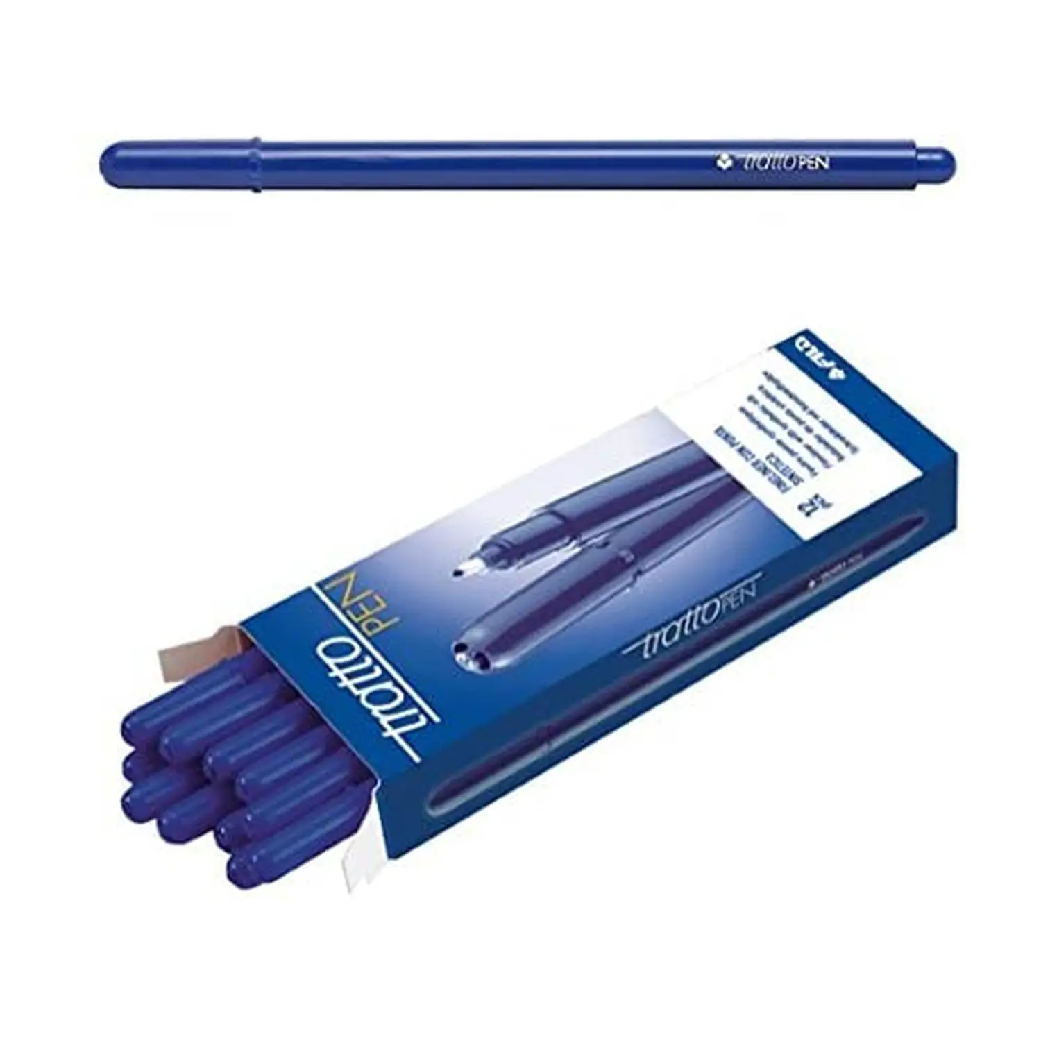 Penna in Fibra Tratto Pen Blu - penne pennarelli ufficio
