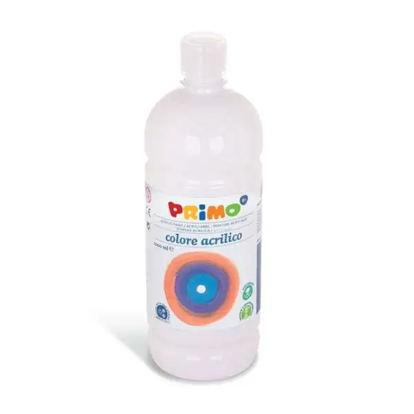 Tempera Acrilica Primo ml. 1000 Bianco - Tempere