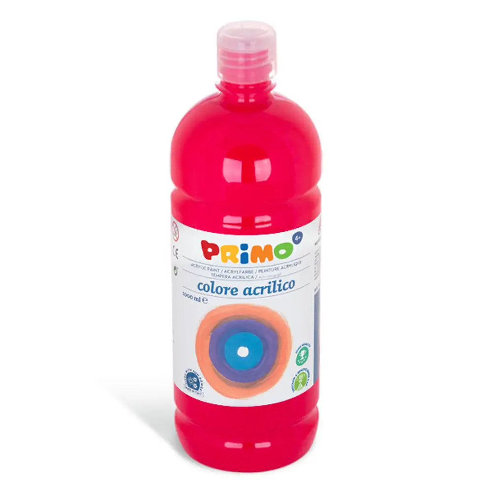 Tempera Acrilica Primo ml. 1000 Rosso - Tempere