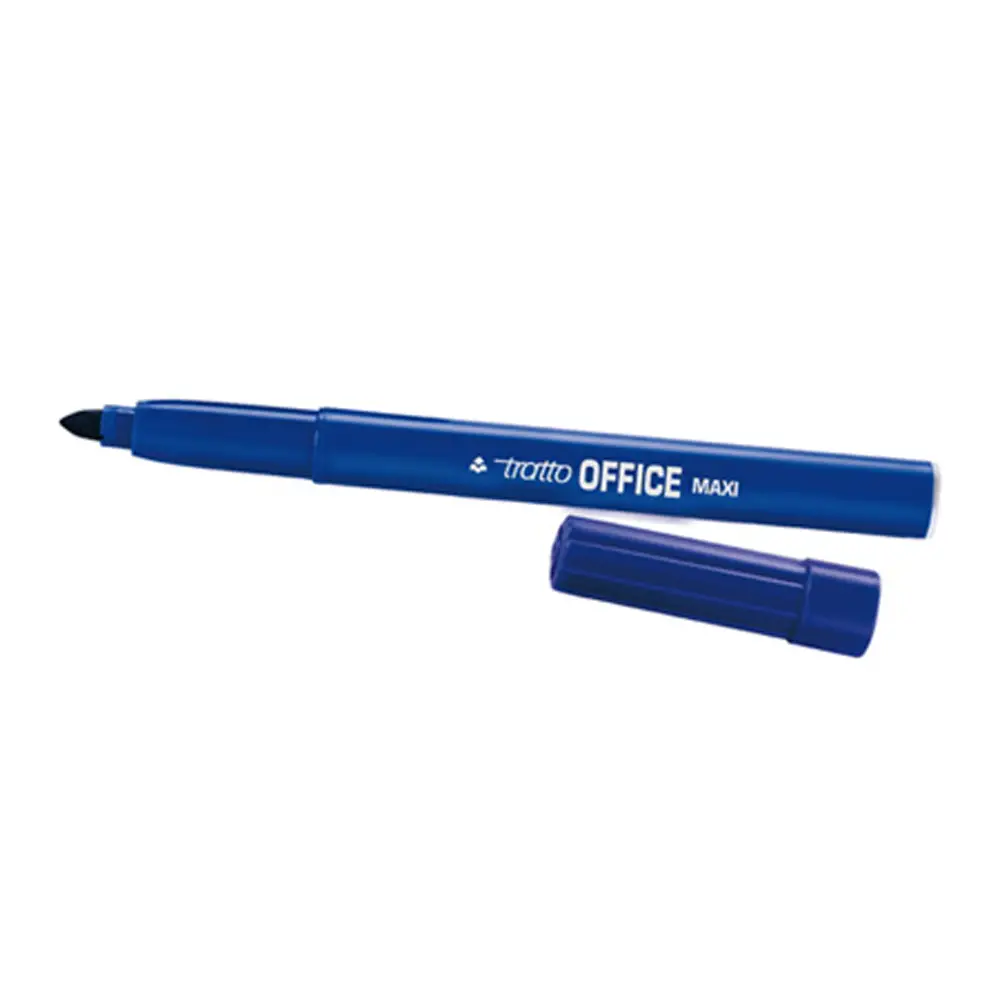 Pennarello Tratto Office Maxi – Punta Maxi 4 mm - Blu - Pennarelli