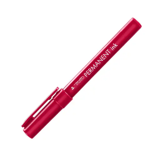 Pennarelli Fila Fibra Mark – Punta Ampia 4 mm - Rosso - Pennarelli