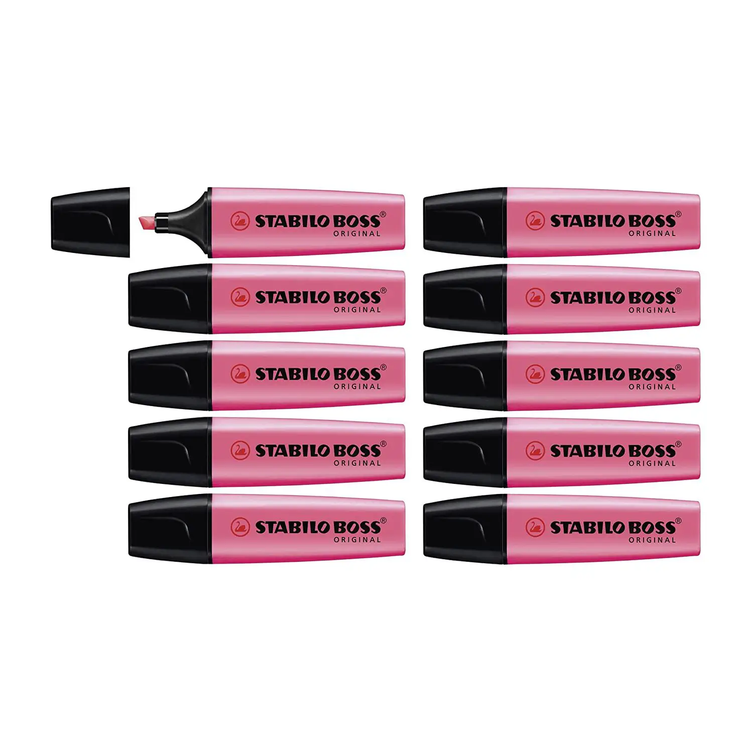 Evidenziatore Stabilo Boss Original Rosa - penne pennarelli ufficio