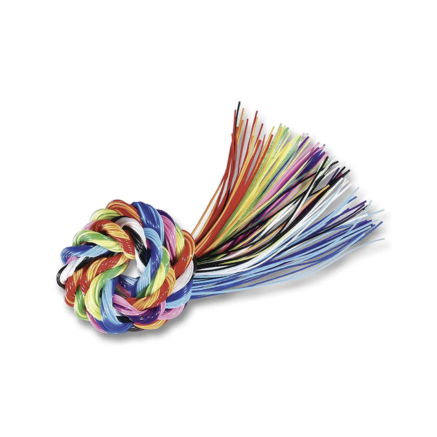 Fili per Scoubidou – Set 100 pezzi, 10 colori traslucidi e opachi, 2 mm x 10 cm - Motricità fine