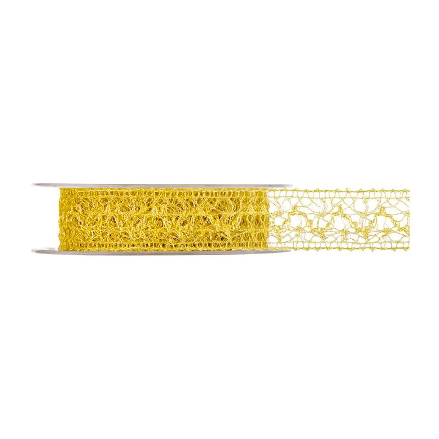 Nastro Pizzo Oro 50 mm x 10 Metri – Bordo Decorativo Elegante - Rafia, nastri e cordoncini