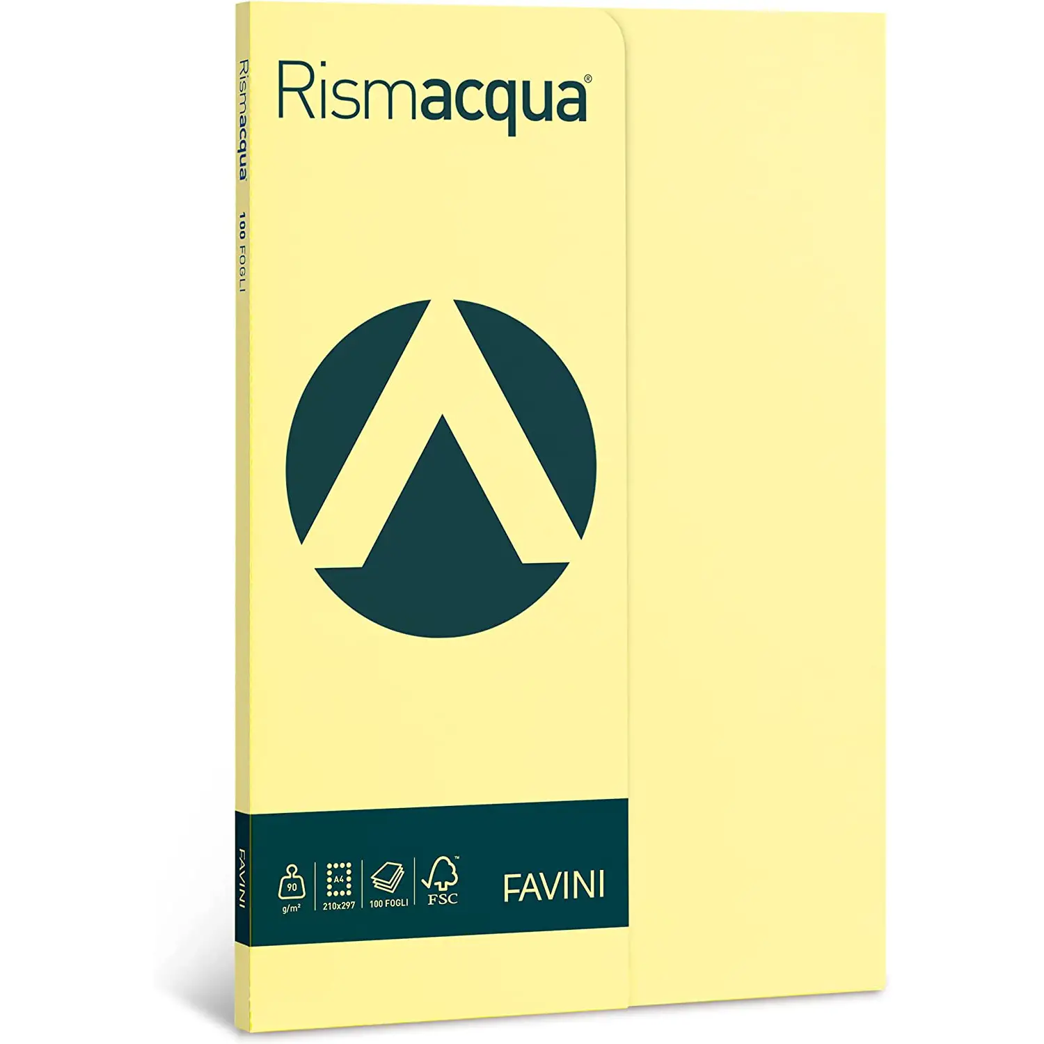 Carta Multiuso Colorata Rismacqua A4 90 gr – 100 Fogli - Giallino - Carta e cartoncino