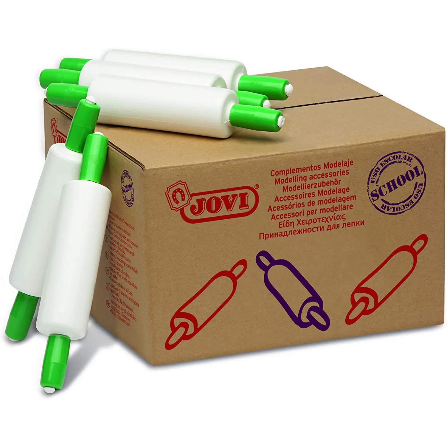 Matterelli Set Scuola 25 Pezzi cm. 18,5 - Paste per modellare