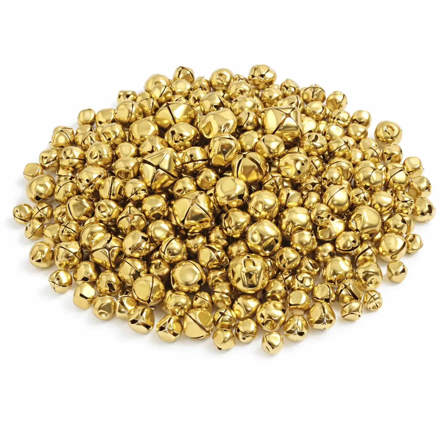 Sonaglini Metal Gold19mm. 150 Pezzi - Applicazioni e decori