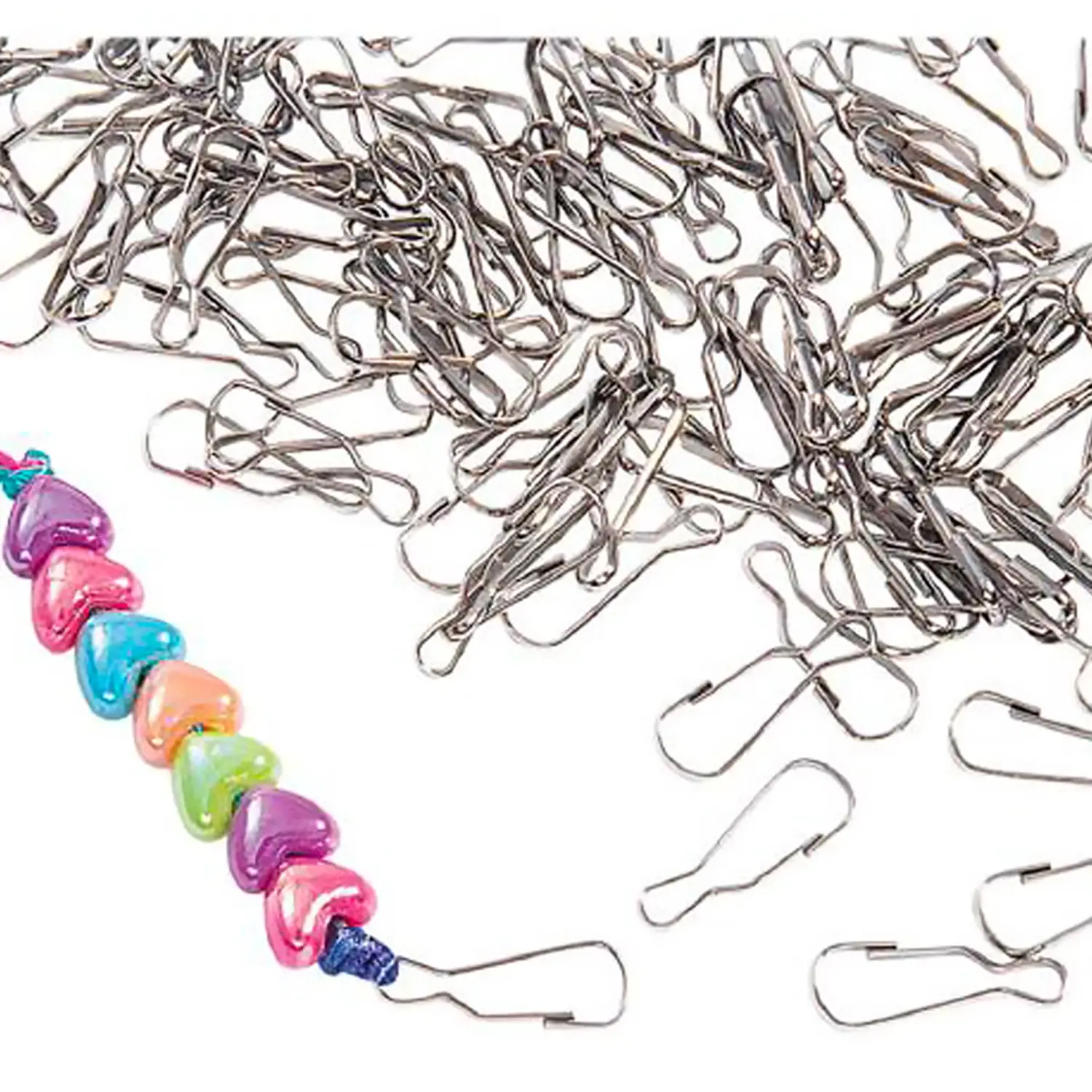 Ganci in Metallo per Ciondoli – 25 mm - 144 Pezzi - Applicazioni e decori