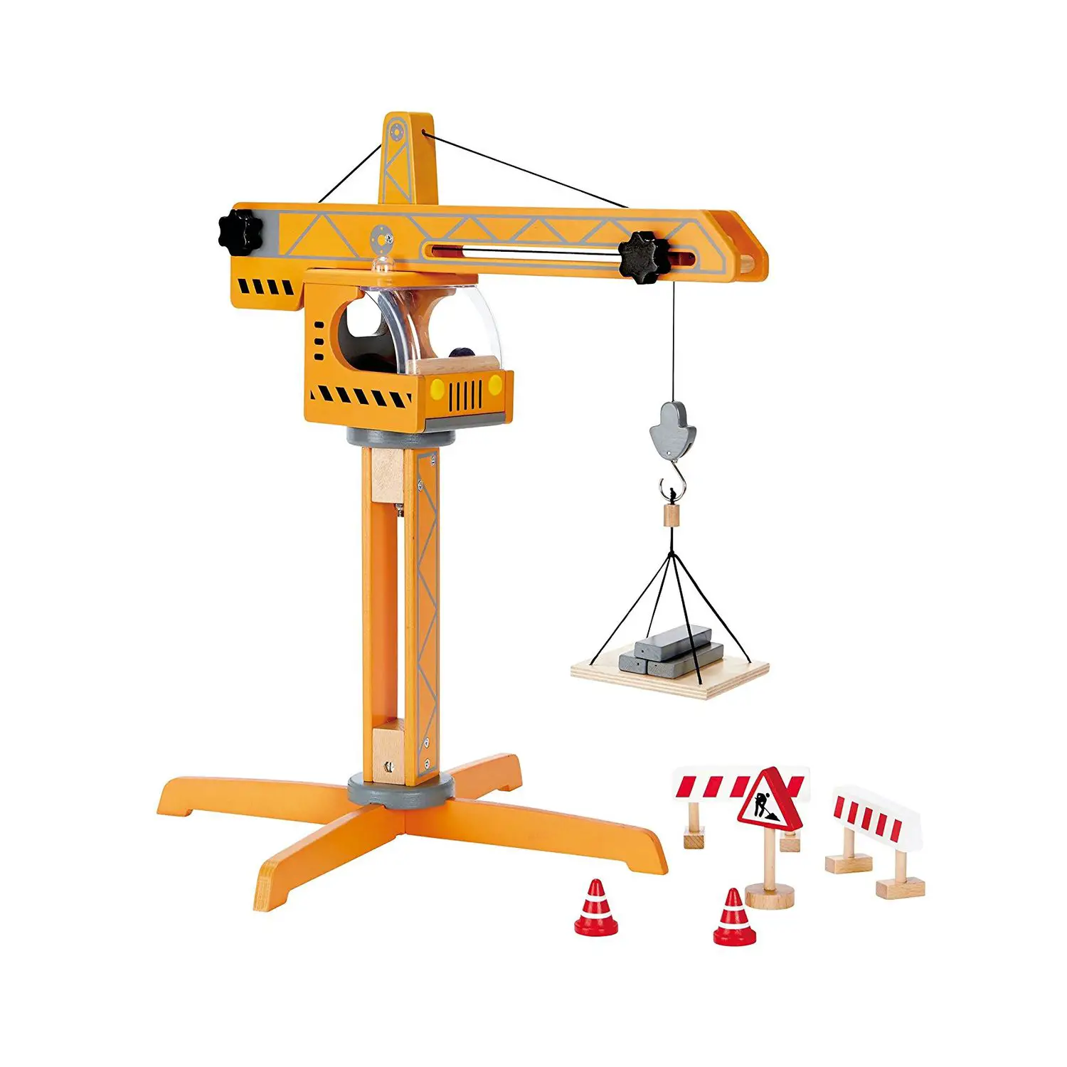 Gru Cantiere in Legno - Primi giochi