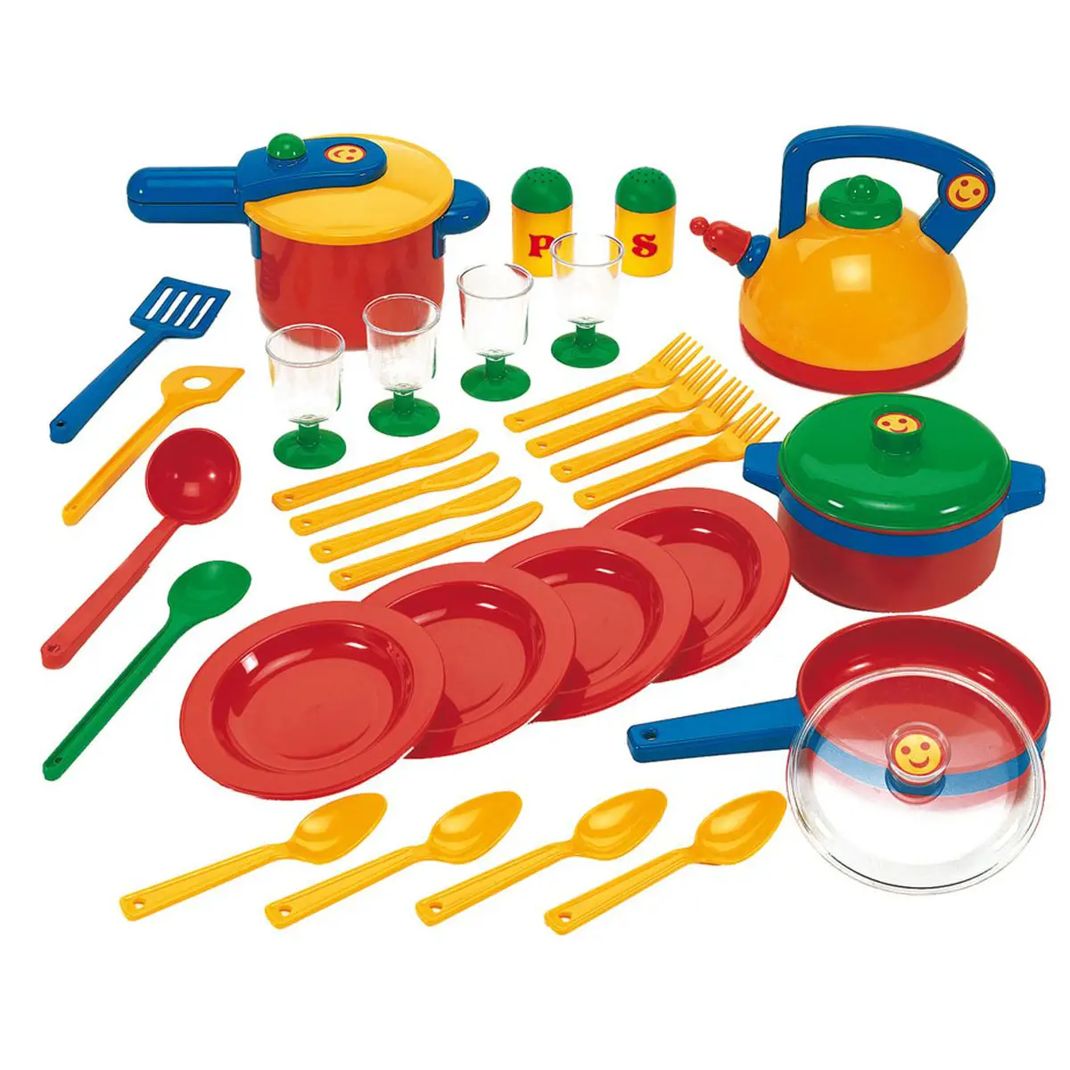 Emma’s Kitchen Set di Pentole e Padelle – Set Cucina con Pentola a Pressione - Cucine e gioco simbolico