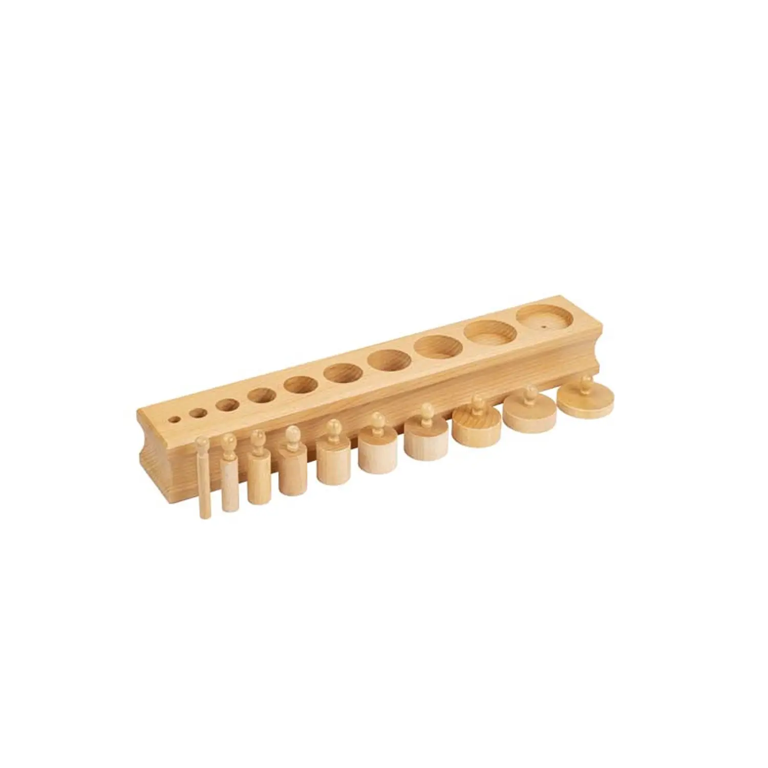 Incastro Solidi Montessori – Blocco 3 - leggere scrivere contare racco